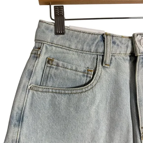 WeWoreWhat Denim High Rise Cut Off Blue Jean Shorts Size 25